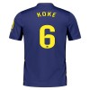Fotballtrøye Atlético Madrid Koke 6 Bortedrakt 2025-26 Kortermet